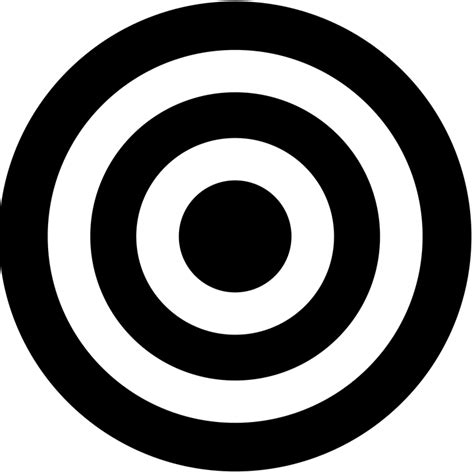 Black Target Logo Logodix