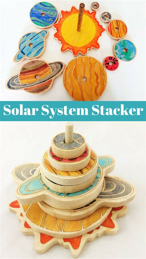 Solar System Stacker This Wooden Solar System Stacker