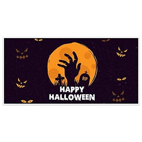 Creepy Halloween Party Banner Handmade Products