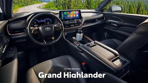 2024 Toyota Grand Highlander Interior Luxurious Spacious Ultimate