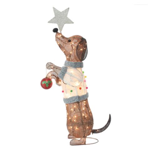 Dog Outdoor Christmas Decorations At