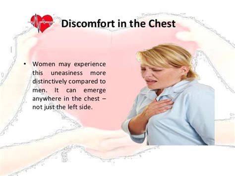 Nonetheless, pain in left side of chest could also indicate minor issues like acidity and heartburn. Main 6 Symptoms for Heart Attack in Women
