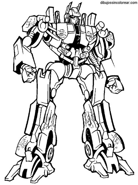 Dibujos Sin Colorear: Dibujos de Transformers para Colorear