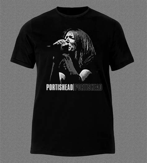 printed t shirt pure cotton crew neck short sleeve office portishead beth gibbons rock