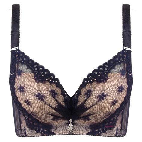 Buy Women Wire Free Bra Sexy Lace Gather Adjustment Close Furu Comfortable Abcd