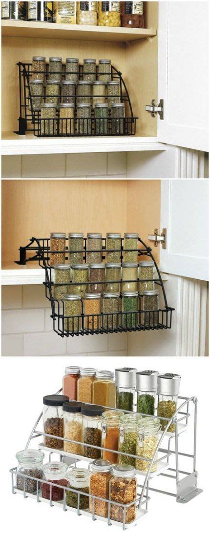 I recently finished renovating our kitchen, and one thing we couldn't find was a suitable rack that accommodated all our herbs & spices. Kitchen pantry wall spice racks 38+ ideas #kitchen #wall ...