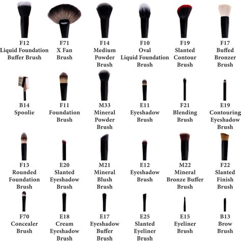 professional makeup brush set names and uses mugeek vidalondon