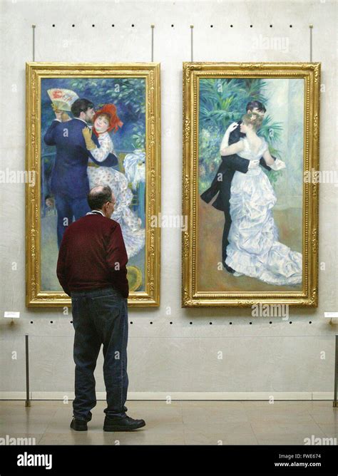 Parisfrance Musée Dorsay With Paintings Of Auguste Renoir Stock
