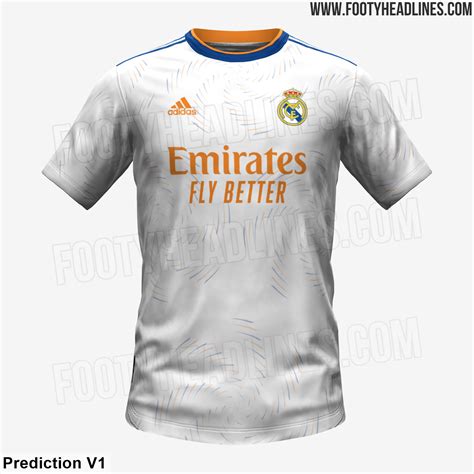 Real Madrid 21 22 Home Kit Prediction Footy Headlines