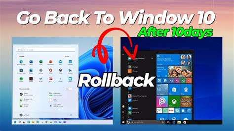 How To Downgrade Windows 11 To Windows 10 After 10 Days Installed Fixed