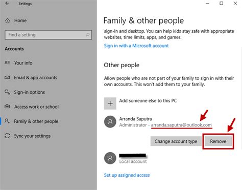 How To Delete Accounts On Windows 10 How To Delete An Email Account