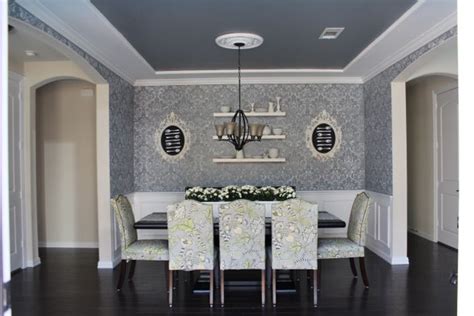 Dining Room Redo Using The Kerry Damask Stencil Stencil Stories