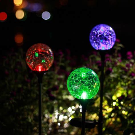 Stake them along beds, paths, or hedges. Shop for GIGALUMI Outdoor Solar Garden Lights, 3 Pack ...