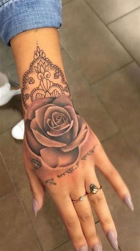 Hand Tattoos For Women Rose Viraltattoo