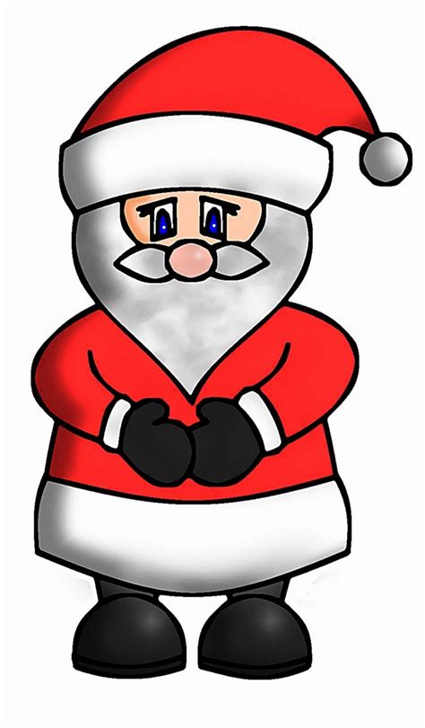 How To Draw Cartoons Santa