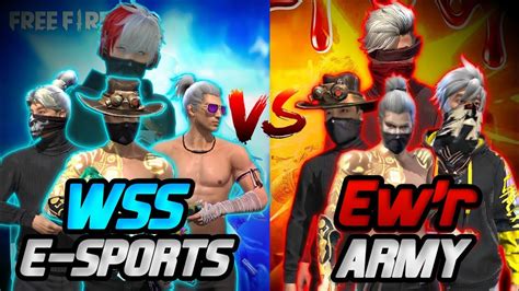 Wss Vs Ewr Army 💥 Guild Vs Guild Match 📱 Phone Squad Garena Free Fire