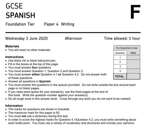 Gcse Spanish Past Papers How To Get The Most Of Them ️