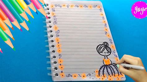 Ideas Para Marcar Cuadernos Cómo Dibujar Márgenes Para Cuadernos