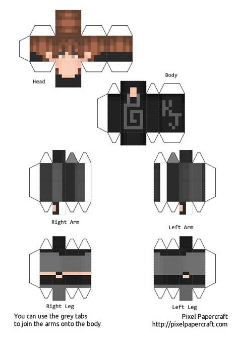 Emo Karl Jacobs Pixel Papercraft In 2021 Papercraft Minecraft Skin