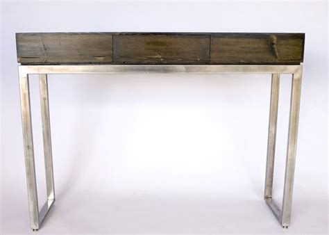 Maybe you would like to learn more about one of these? Han Console Table with drawer / Stained reclaimed wood ...