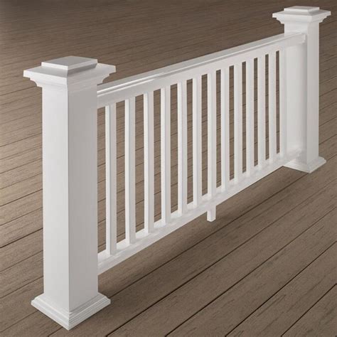 Timbertech Reserve Rail 16 Ft X 6 In X 3 In White Composite Deck Top