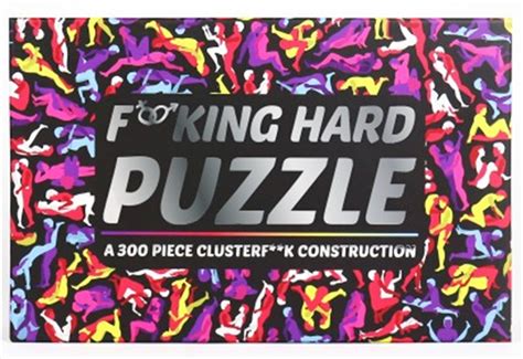 Buy Fucking Hard 300 Piece Puzzle Puzzles Sanity