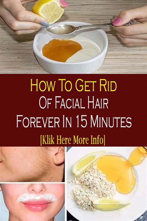 how to get rid of facial hair forever in 15 minutes