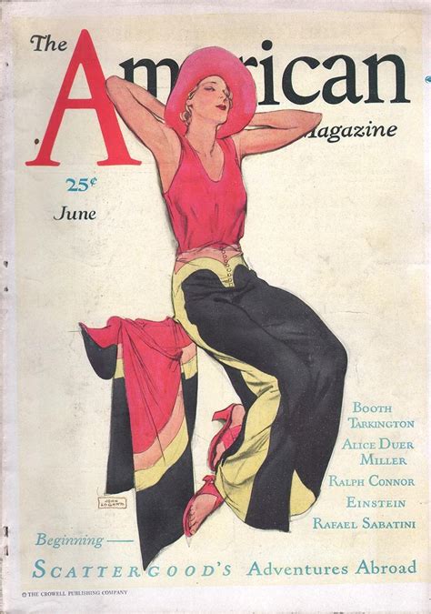 The American Magazine 1930 06 Fashion Illustration Vintage