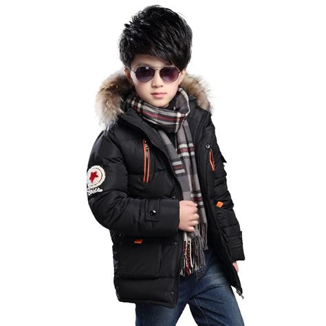 Kids Winter Jacket Long Winter Coat Russian Winter Coats Cool Boy Winter Warm Thick Cotton