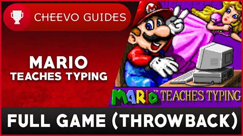 Mario Teaches Typing 1992 Full Game Gameplay Youtube