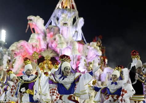 Rain At The Sambadrome Fails To Dampen Spirits At The Rio Carnival