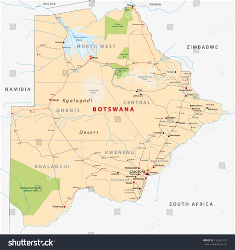 Map Of Botswana 8276 รายการ ภาพ ภาพสต็อกและเวกเตอร์ Shutterstock