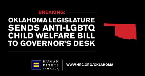 Discrimination In Oklahoma Legislature Sends Anti Lgbtq Child Welfare