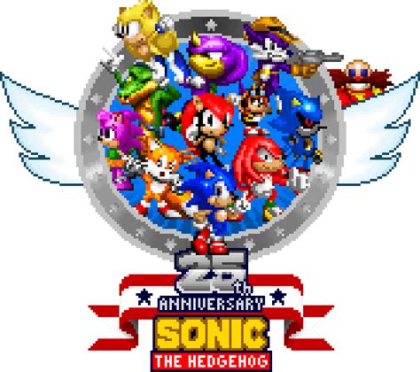Sonic The Hedgehog 25th Anniversary By Gamersfanmedia On Deviantart