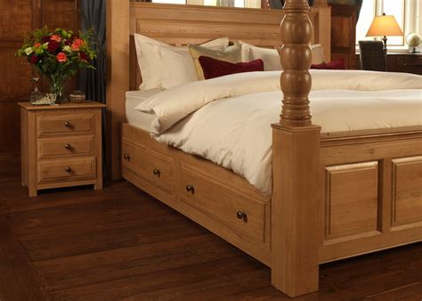 Solid Wood Four Poster Bed The Ambassador 4 Poster Revival Beds