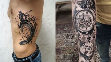 Stunning Antique Pocket Watch Tattoos For Your Next Ink