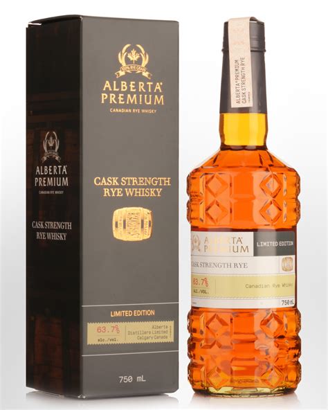 Alberta Premium Cask Strength Canadian Rye Whisky 750ml Nicks Wine