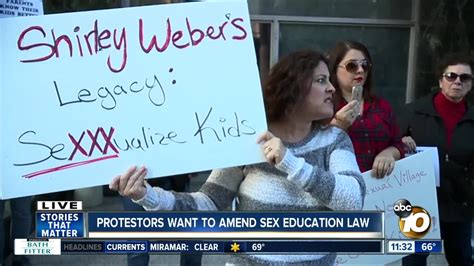 Protesters Want To Amend States Sex Ed Law