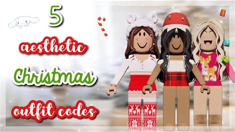 Aesthetic Christmas Outfits For Bloxburg And Rhs With Codes Roblox