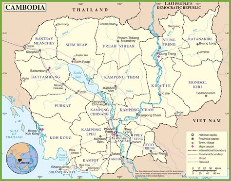 Detailed Political Map Of Cambodia Ezilon Maps Images Hot Sex Picture