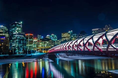 My Inner Sense Calgary Skyline At Night