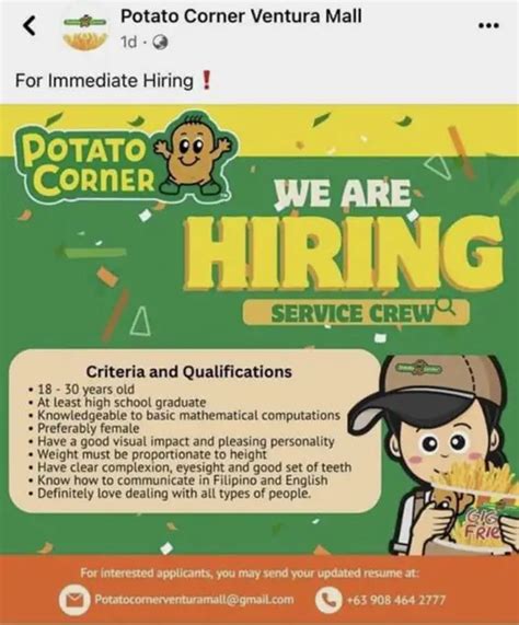 official statement of potato corner on viral qualifications issue newspapers