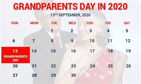 When Is Grandparents Day In 2020