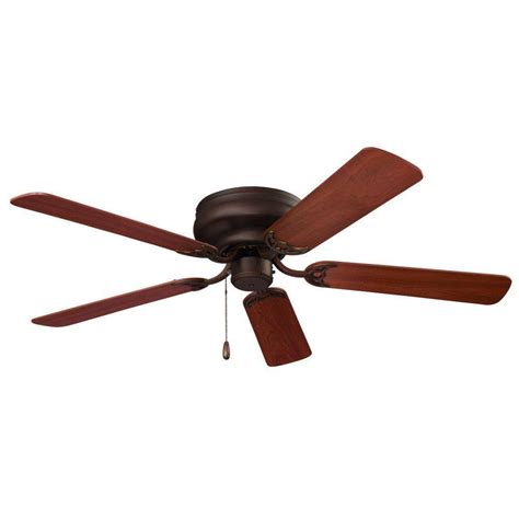 Nutone Hugger Series 52 In Oil Rubbed Bronze Ceiling Fan Cfh52rb The