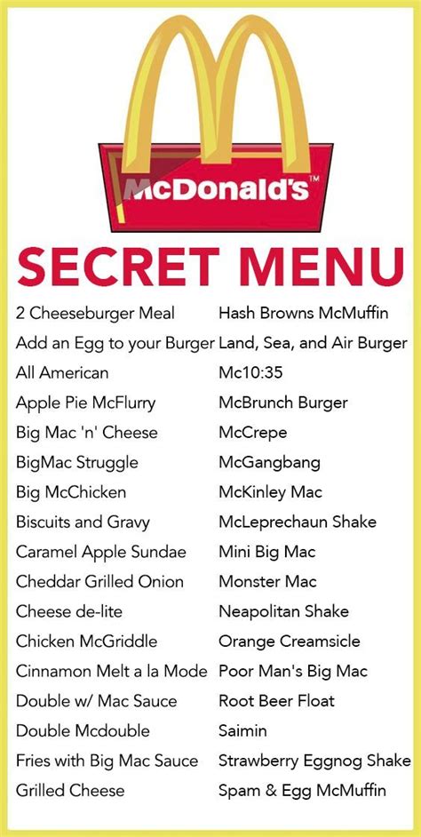 Burrata is showing up on independent restaurant menus? McDonald's Secret Menu: 17+ Hidden Menu Items and Counting ...