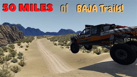Best Baja Map Desert Trails Revamp Beamngdrive 21 Youtube
