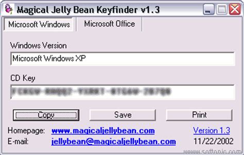 The magical jelly bean keyfinder is a freeware utility that retrieves your product key (cd key) used to install windows from your registry. Fuja dos Bloqueios: ATIVAÇÂO WINDOWS XP - Magical Jelly ...