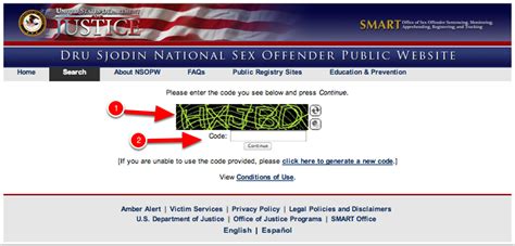 Sjodin National Sex Offender Registry