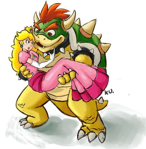 Bowser And Peach Bowser Video Game Fan Art Super Mario Bros