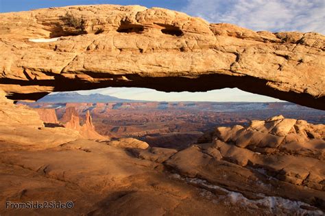 Mesa Arch Limpossible Arche Canyonlands Fromside2side